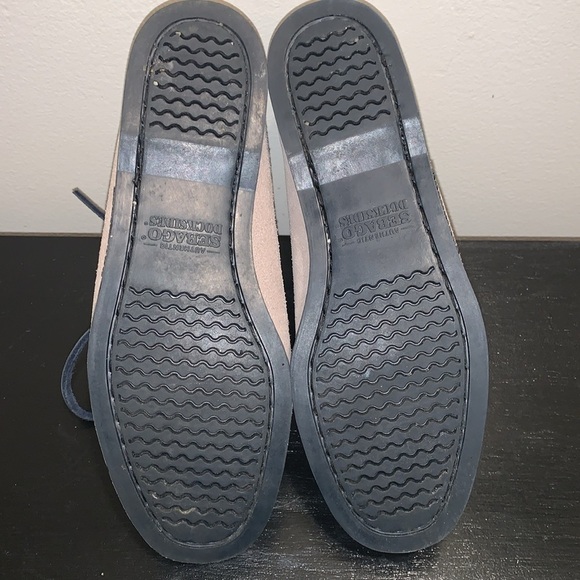 Anthropologie Sebago Docksides Beacon Taupe Suede Ankle Boot Bootie Women’s 6M. - Picture 7 of 9